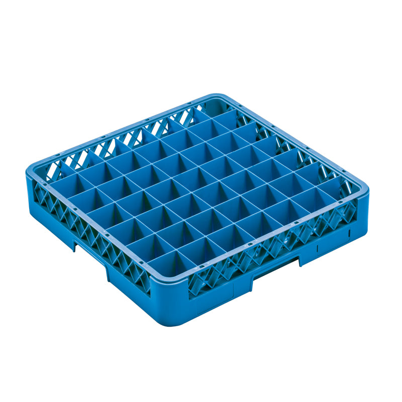 DINER WARES 49-Compartment Glass Rack – 500 × 500 × 100 mm, PP