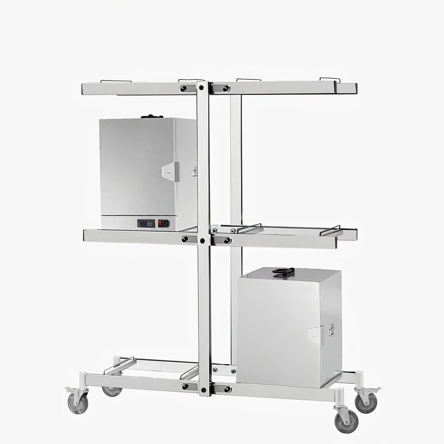 DINER WARES Storage and Transport Rack for Hot Box with Electrical Plug Sockets