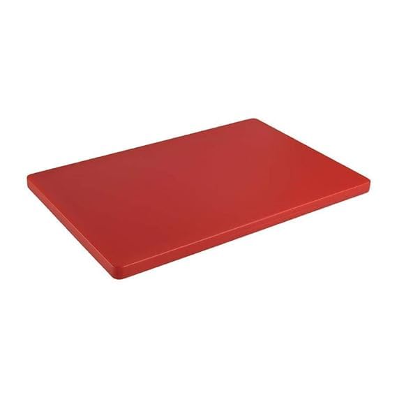 DINER WARES Chopping Board HDPE 12 x 18 x 1" - Red, Blue, Green, Yellow, White, Brown