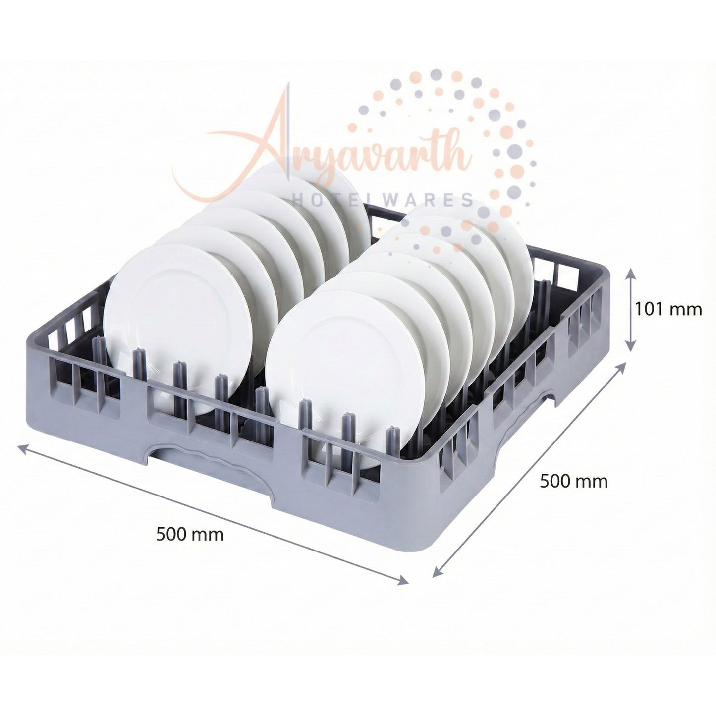 DW - Dishwashing and Storage 64 Pin Plate Rack