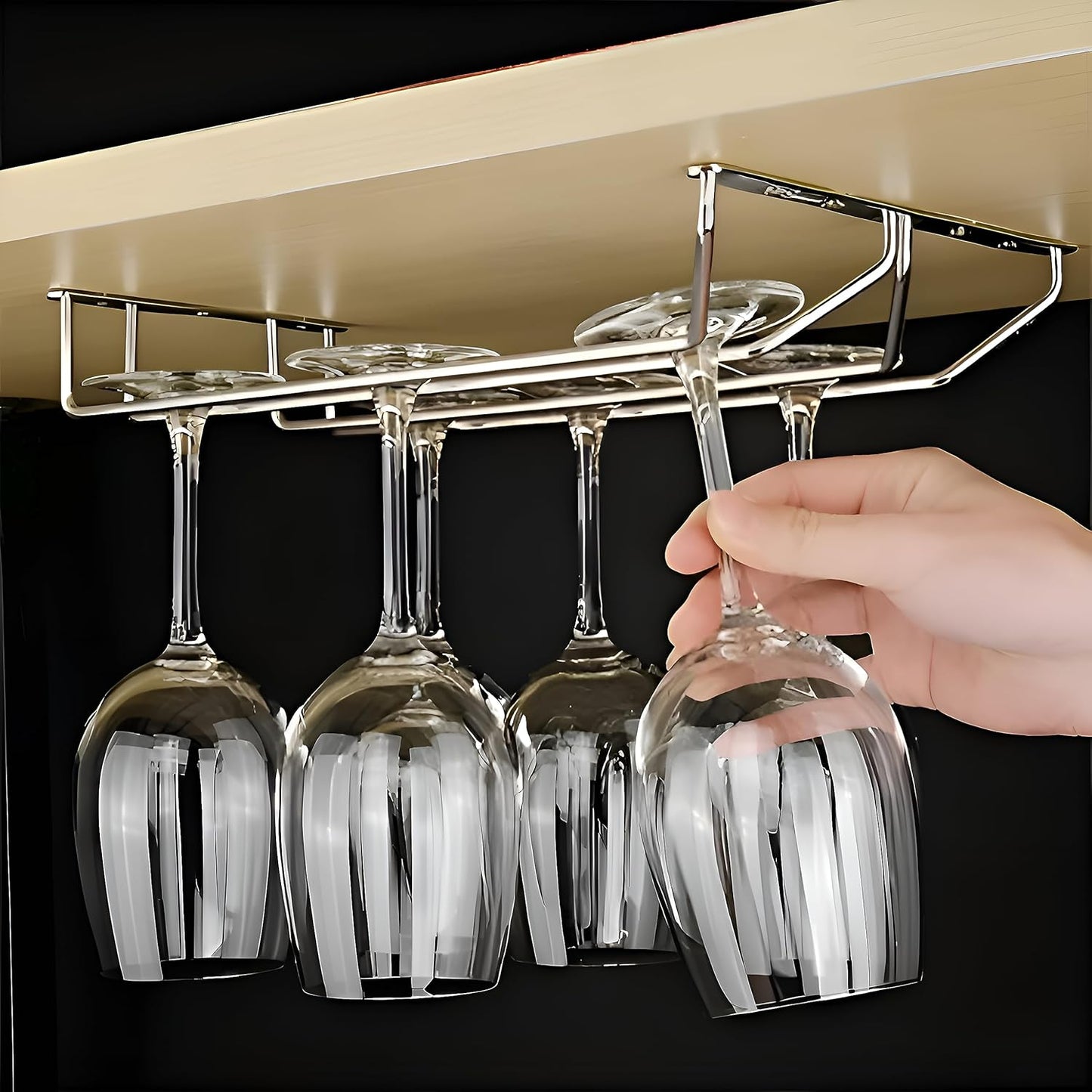 DINER WARES Glass Hanger Wire SS Multi Slot