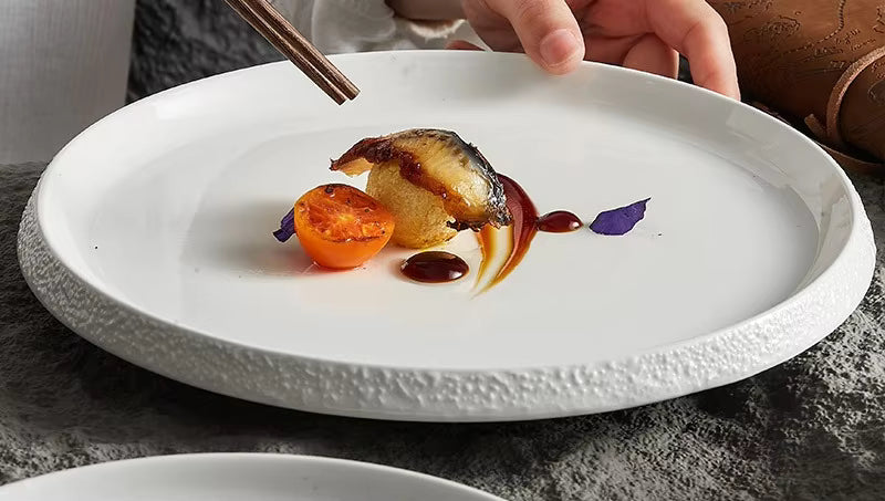 ROKA White Matt Edge Plate