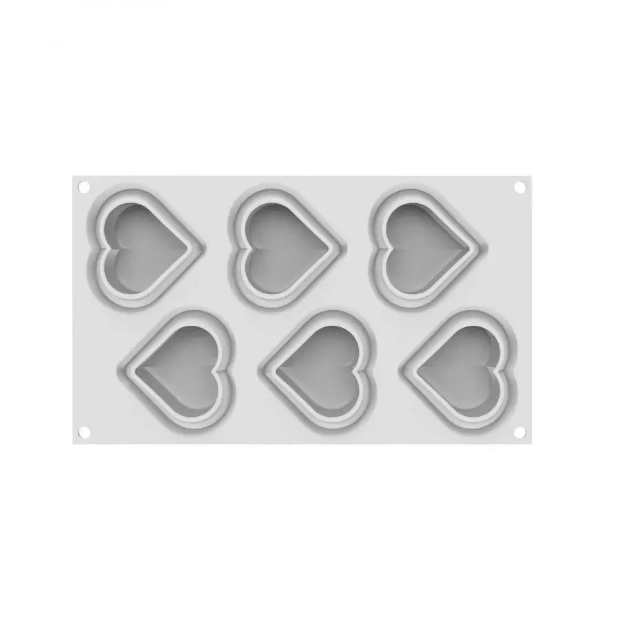 SILIKOMART Professional Valentine Cake Moulds - HEARTIX 85