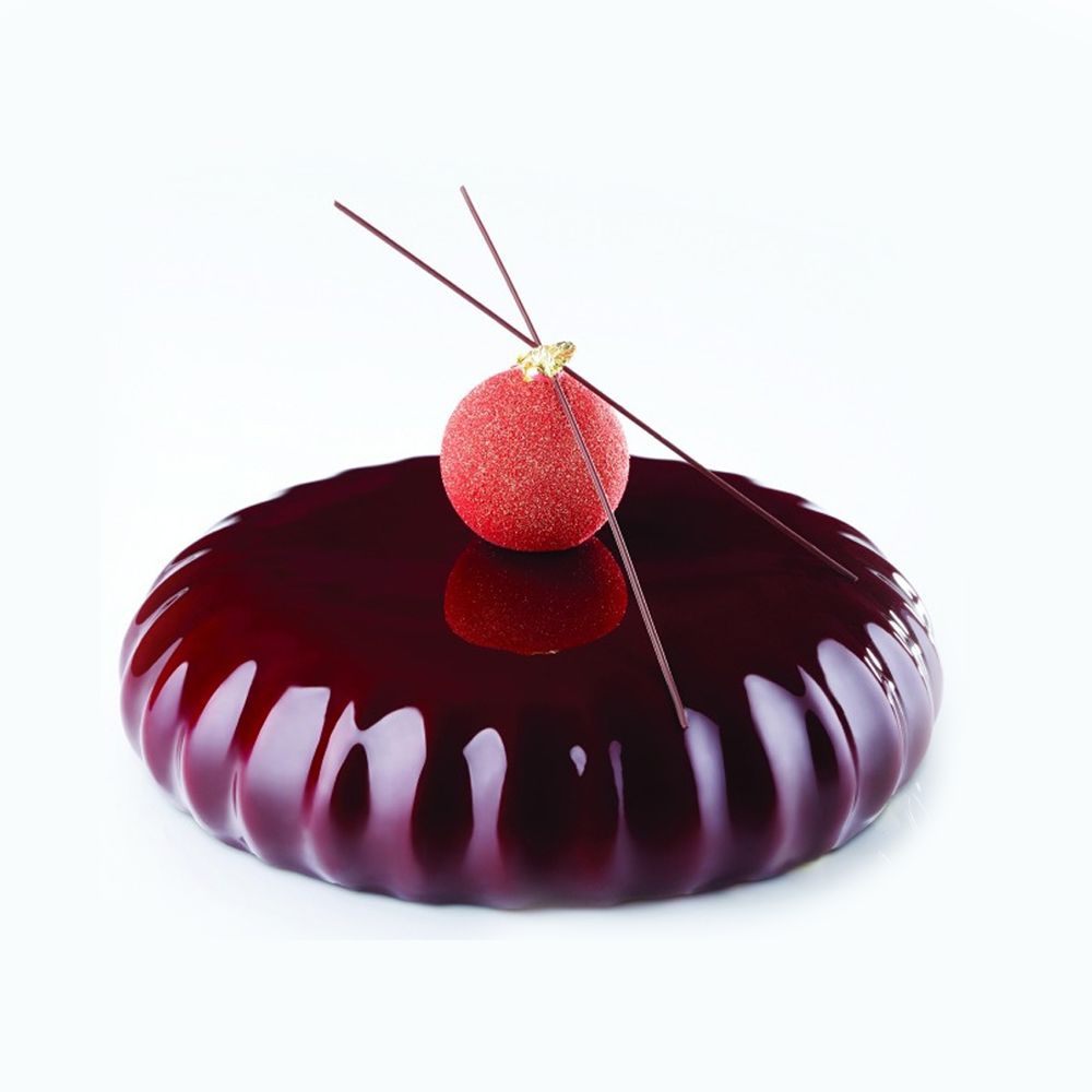 PAVONI 3D Pavo cake Silicon Mould Plissee 1000ml KE013S