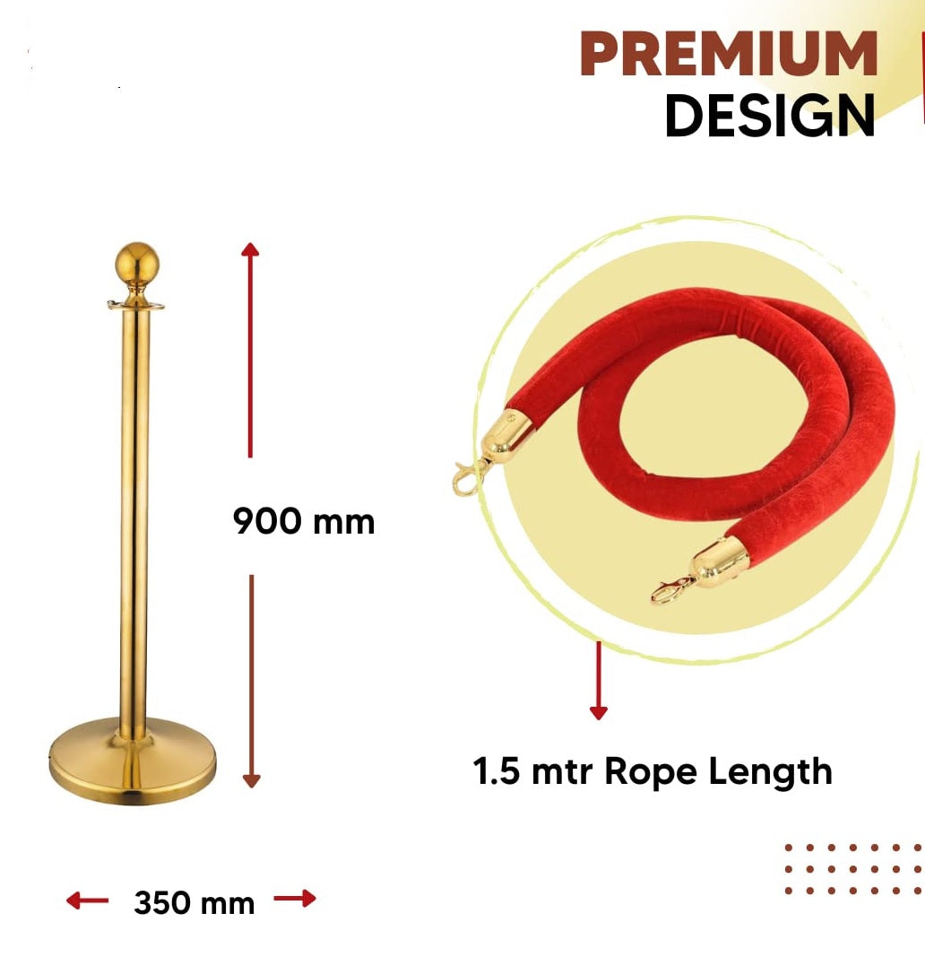 DW Q Manager Baracade Manager Golden / Stainless Steel Finish
