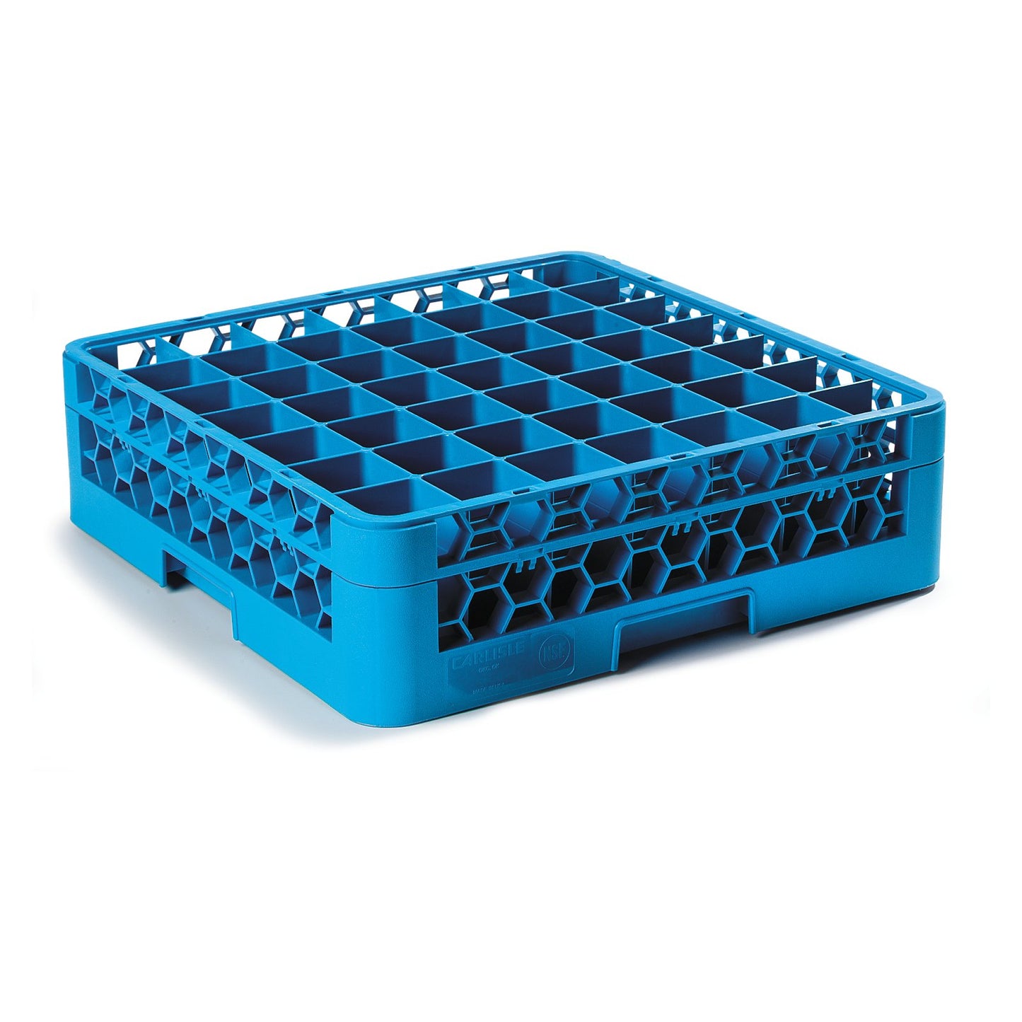 DINER WARES 49-Compartment Glass Rack – 500 × 500 × 100 mm, PP