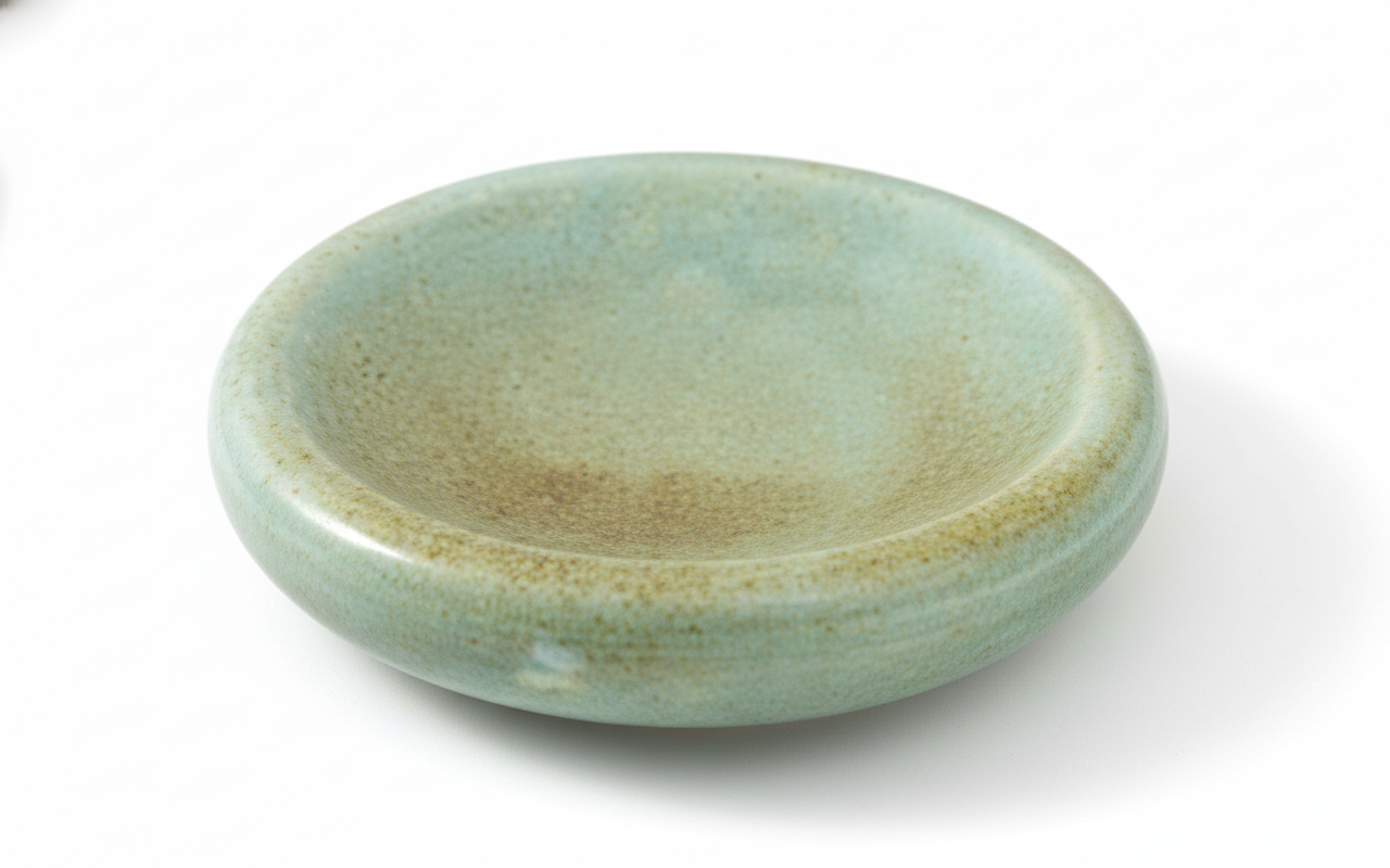 AURA Round Pedestal Bowl Aqua