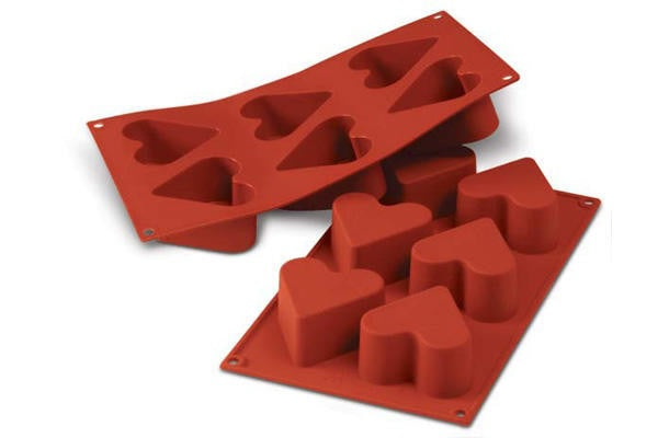 SILIKOMART Heart Silicon Mould SF036