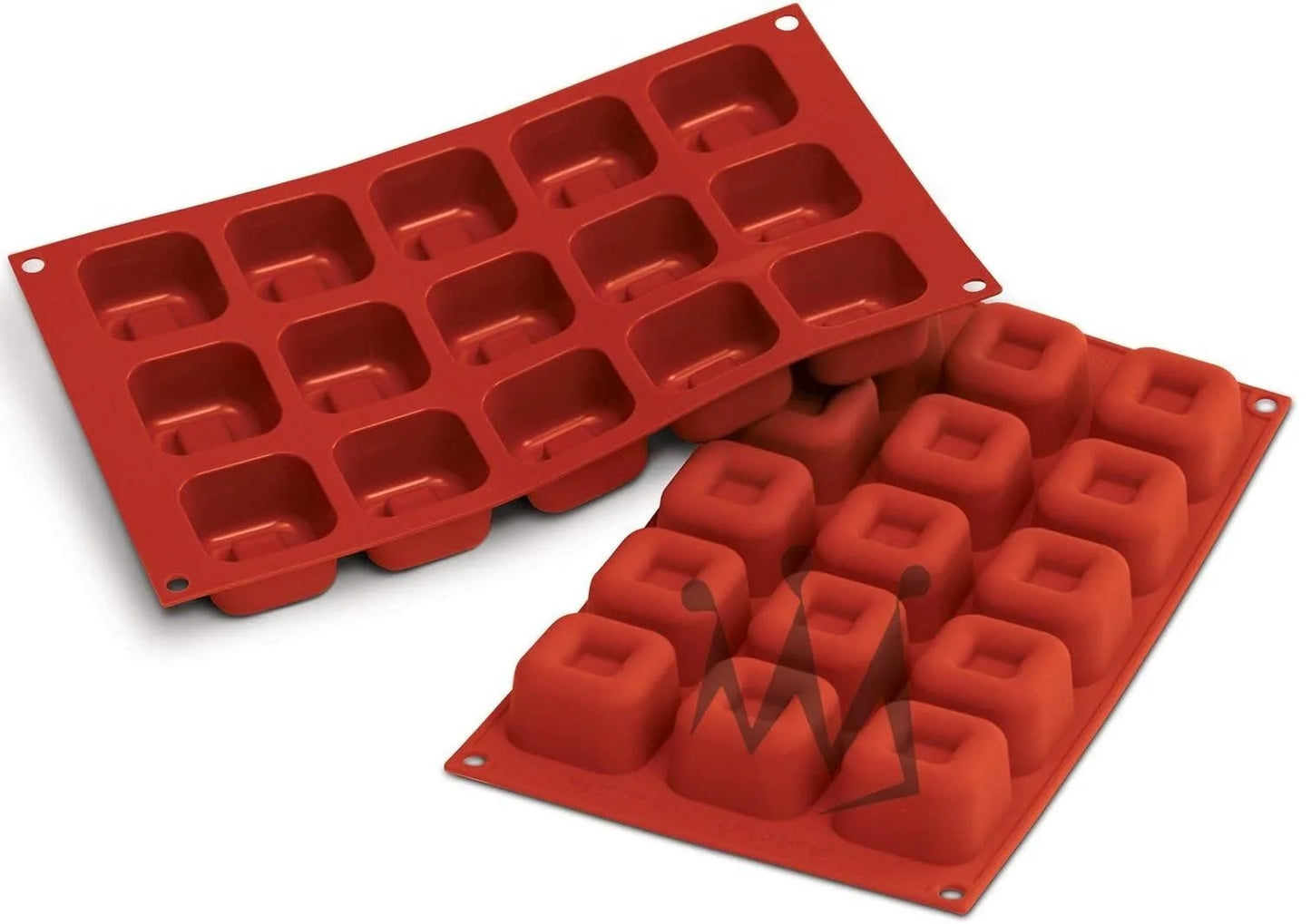 SILIKOMART Silicon Small Square Savarin Mould SF081