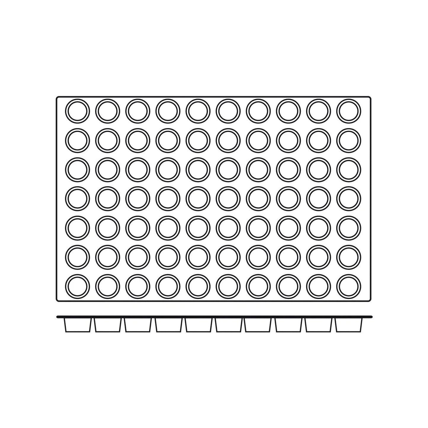 SILIKOMART Silicon Mould Mini Muffin SQ007