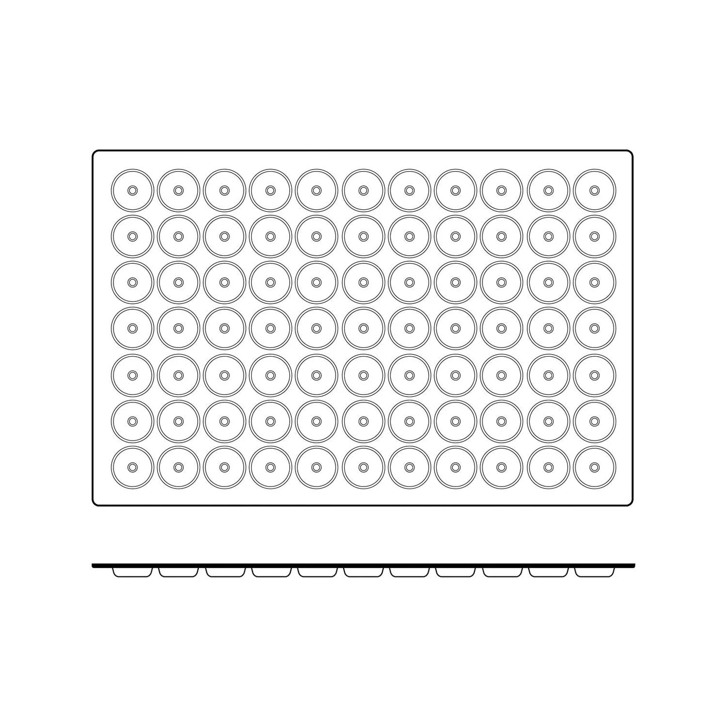 SILIKOMART Silicon mould Mini Savarin SQ033