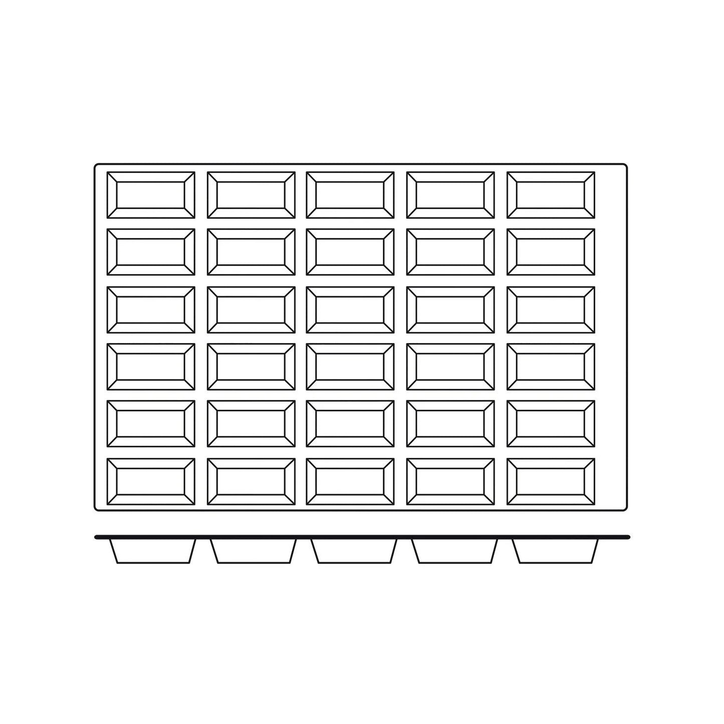 SILIKOMART Mini Cake Silicon moulds SQ006