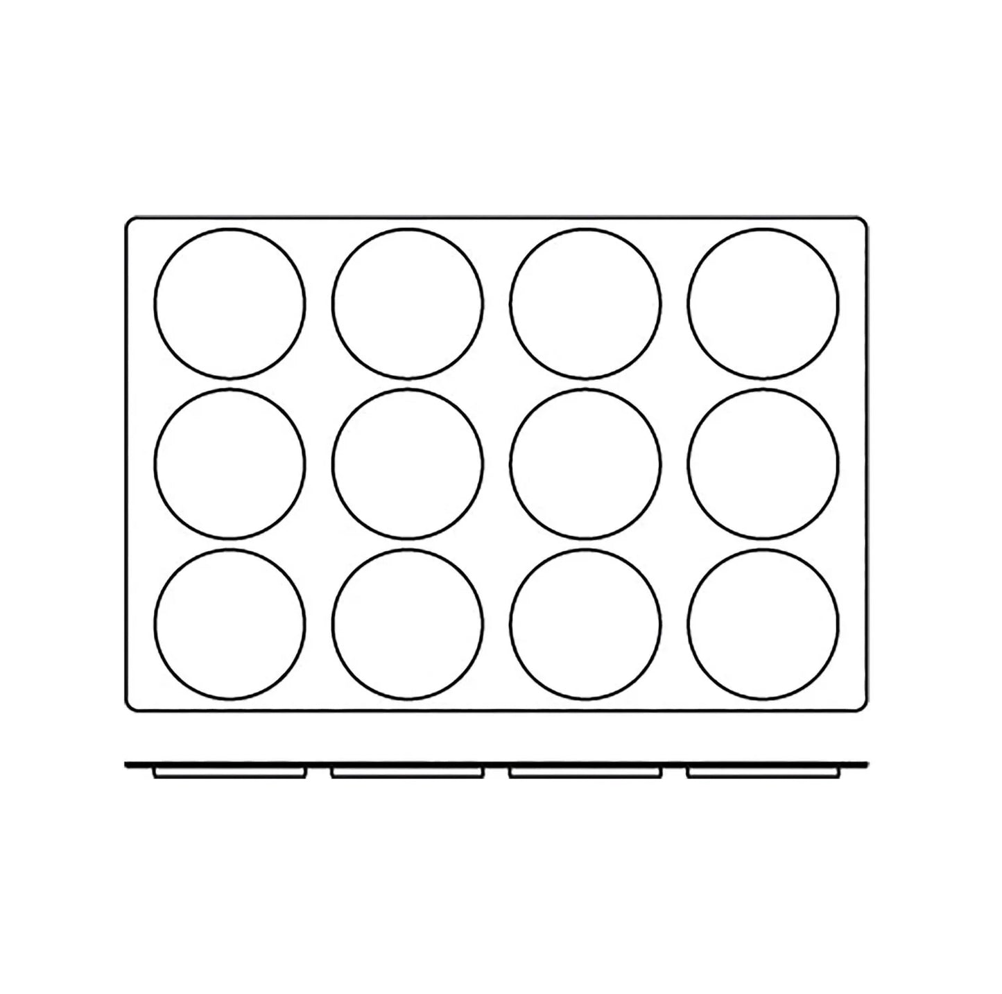 SILIKOMART Silicon Disc mould SQ013