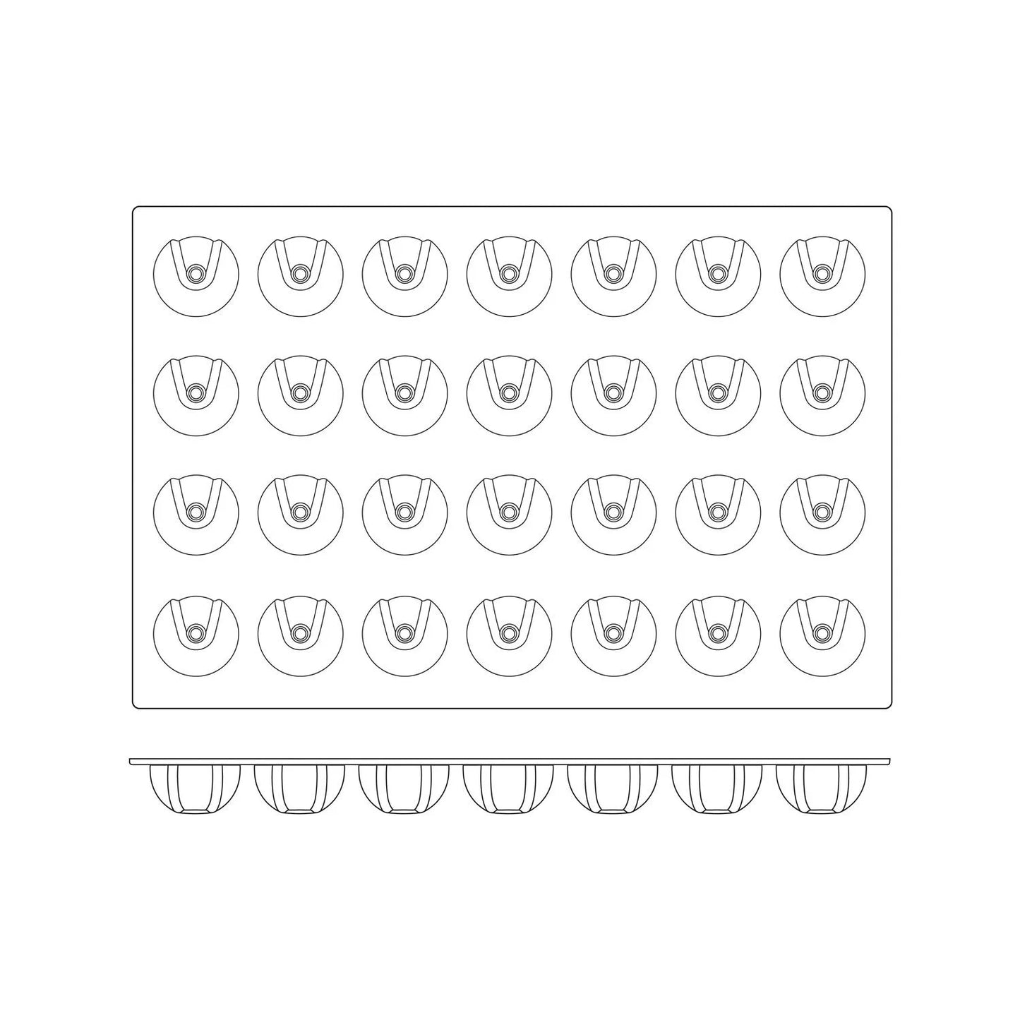 SILIKOMART Silicon Eclypse Mould SQ043