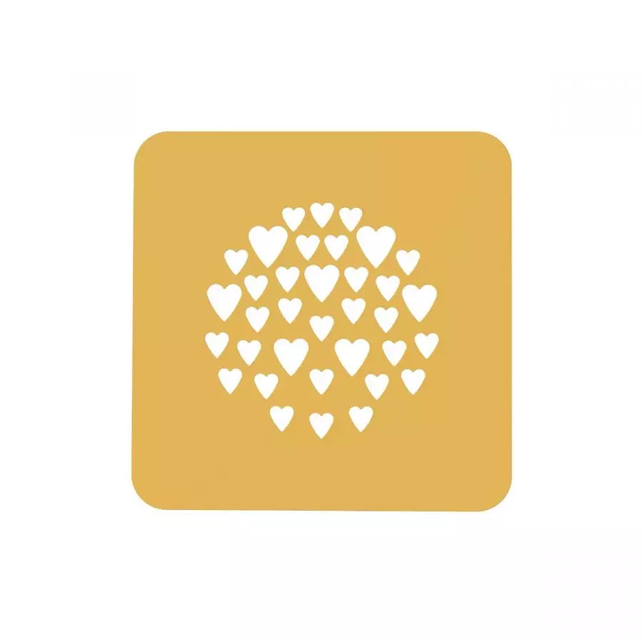 SILIKOMART Professional Valentine Cake Moulds - STENCIL CUORE