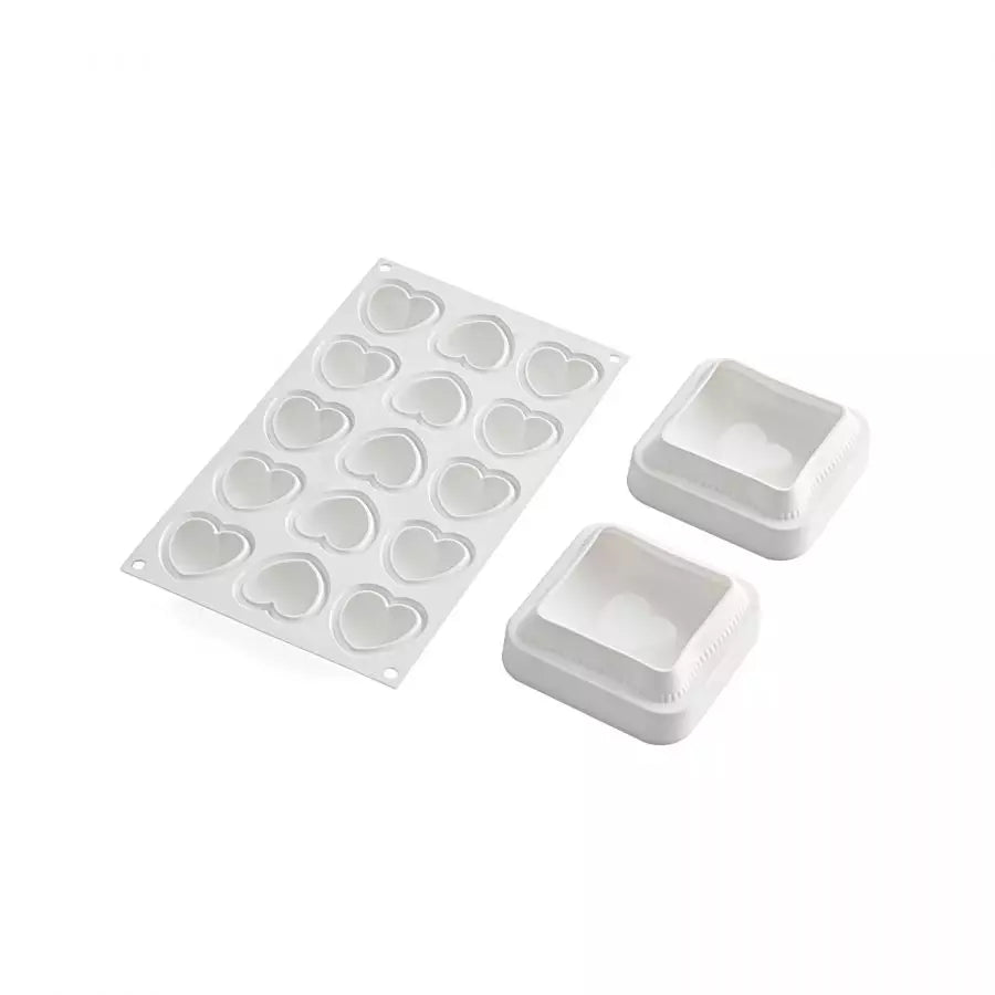 SILIKOMART Professional Valentine Cake Moulds - TI VOGLIO BENE 270
