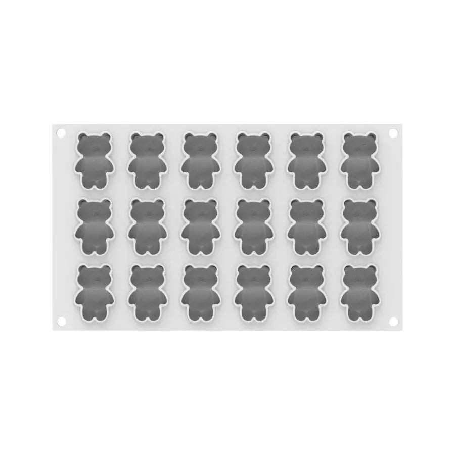 " SILIKOMART Professional Valentine Cake Moulds - TEDDY BEAR XS"