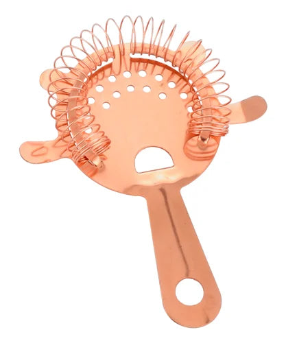 DINER WARES Bar Strainer 4 Prongs with Copper Plated