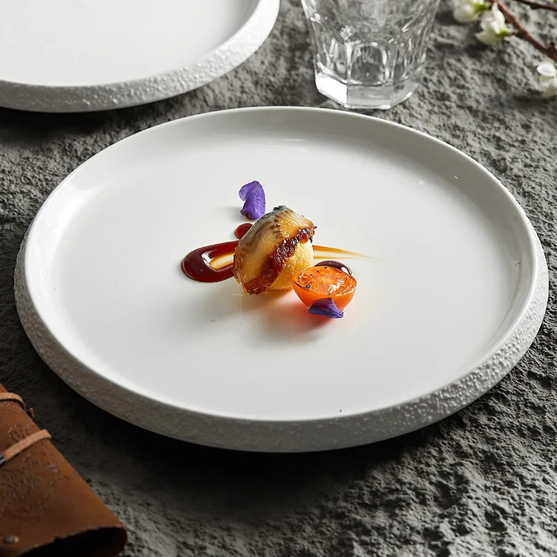 ROKA White Matt Edge Plate