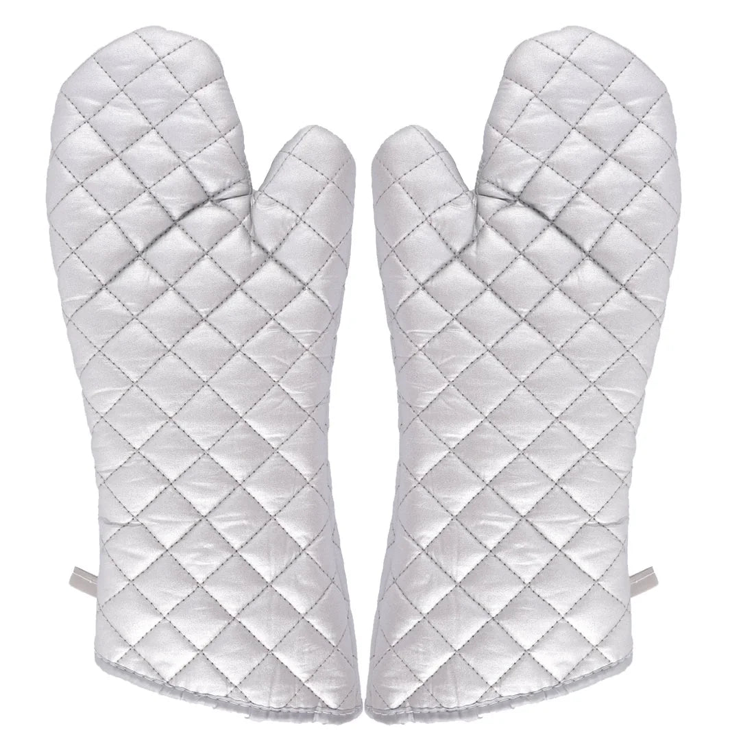 DINER WARES Gloves Pair Oven Silver Medium