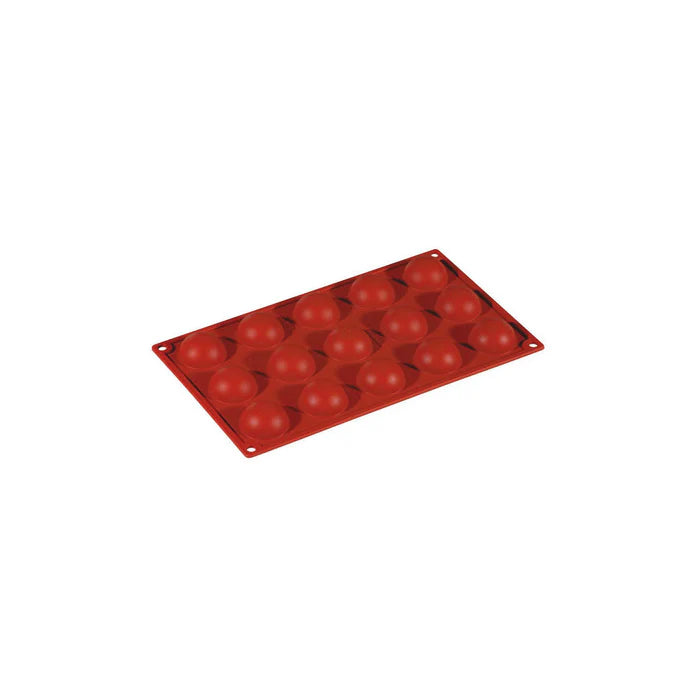 PAVONI Formaflex Silicone Mould 300 x 175mm Semi Sphere 17ml FR003