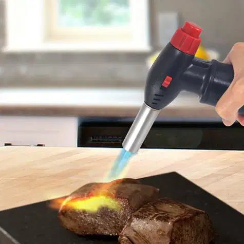 HOTERY Professional Chef's Cooking Blow Torch with Powerful Flame 2 in 1