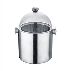 DINER WARES Ice Cream Dispenser - SS / PC 5 ltr