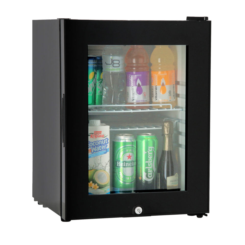 JVD 3-ply Glass Door Minibar TA PRO-40-GD-BK-VDE