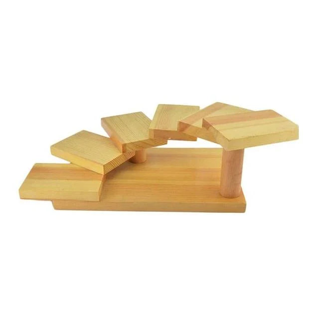 DINER WARES Acacia Wood Sushi Server 21 x 15 x 3 cms