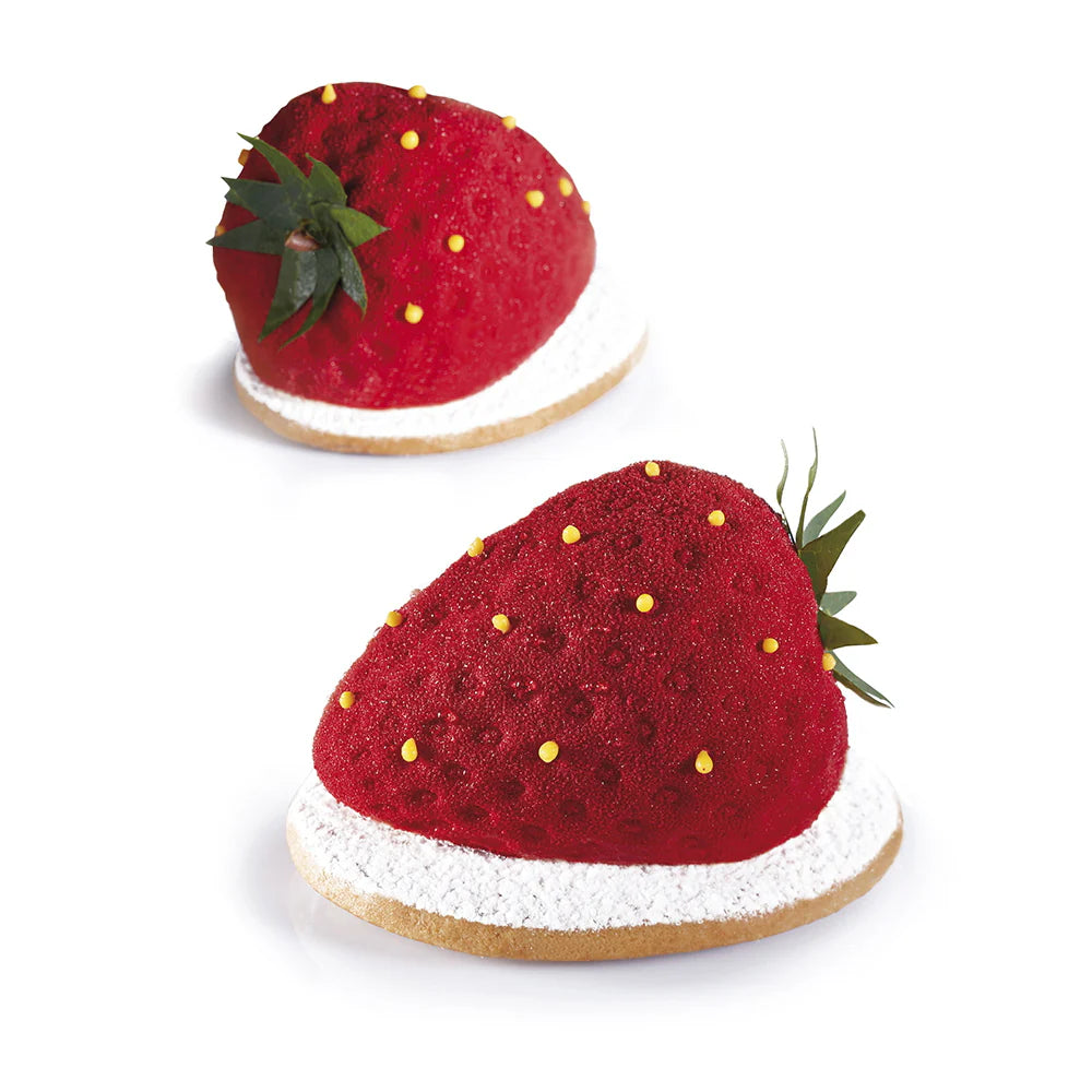 PAVONI 3D Pavoflex Silicone Mould 400 x 300 mm Strawberry 90ml Px4333S