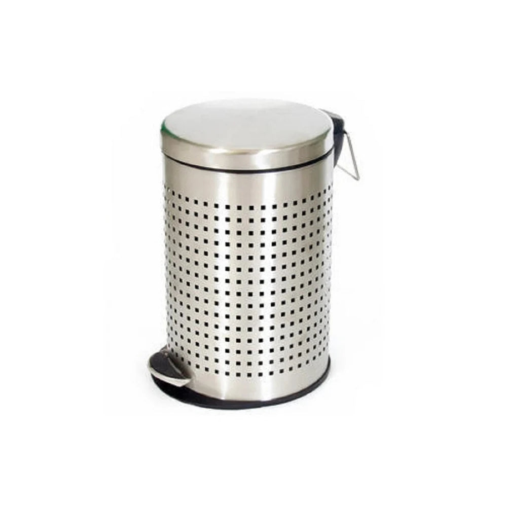 DINER WARES Bin Pedal Perforated Stainless Steel