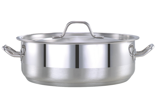 PRADEEP Professional Low Height Cook Pot 1/4 size with 5 mm Induction Sandwhich Bottom