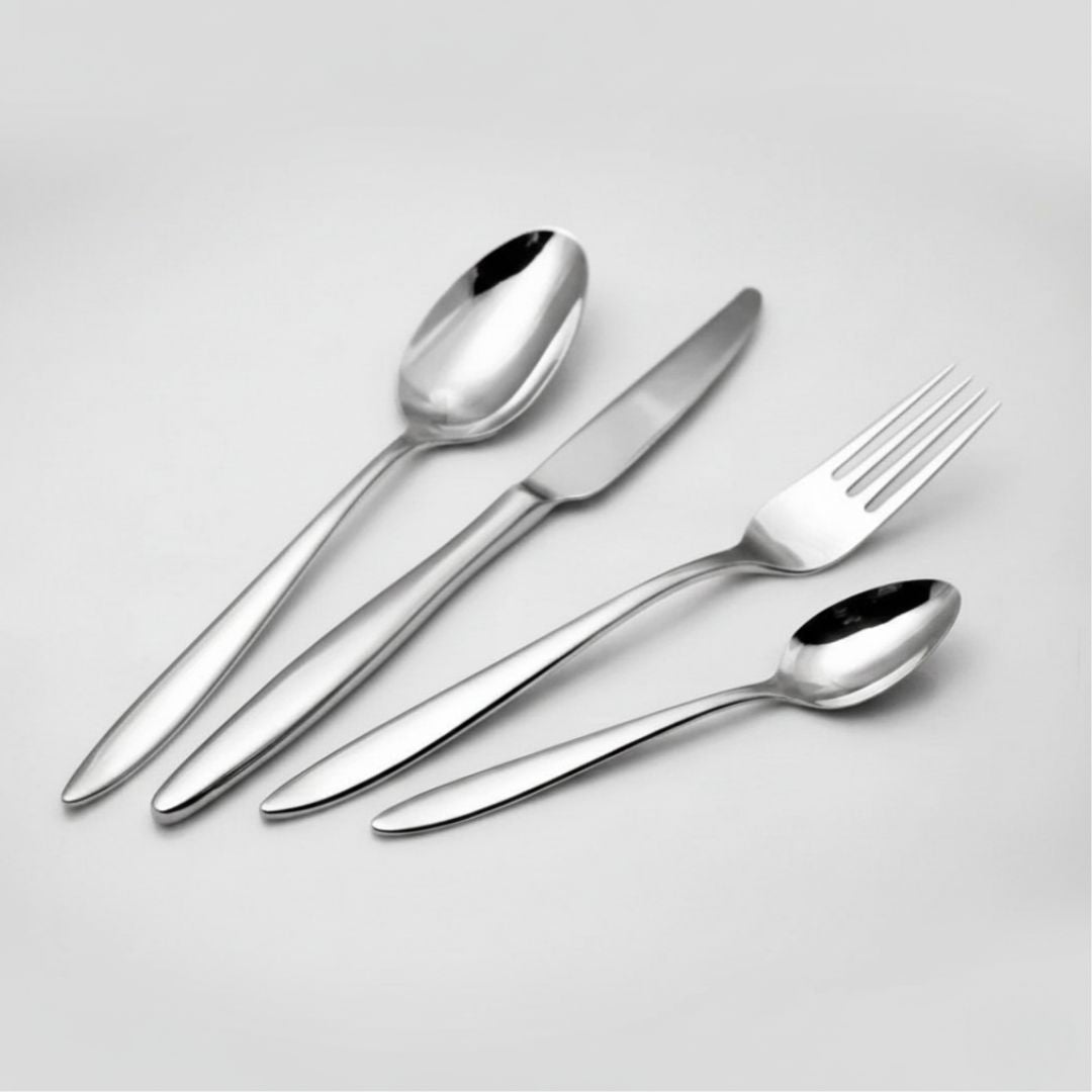MONTELLI Romarino 18/10 Stainless Steel Cutlery – 3.5 mm Premium Cutlery | Restaurant Quality