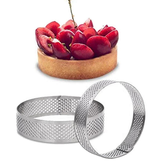 DINER WARES Cake Ring Round SS Perforated 28 x 5 cm