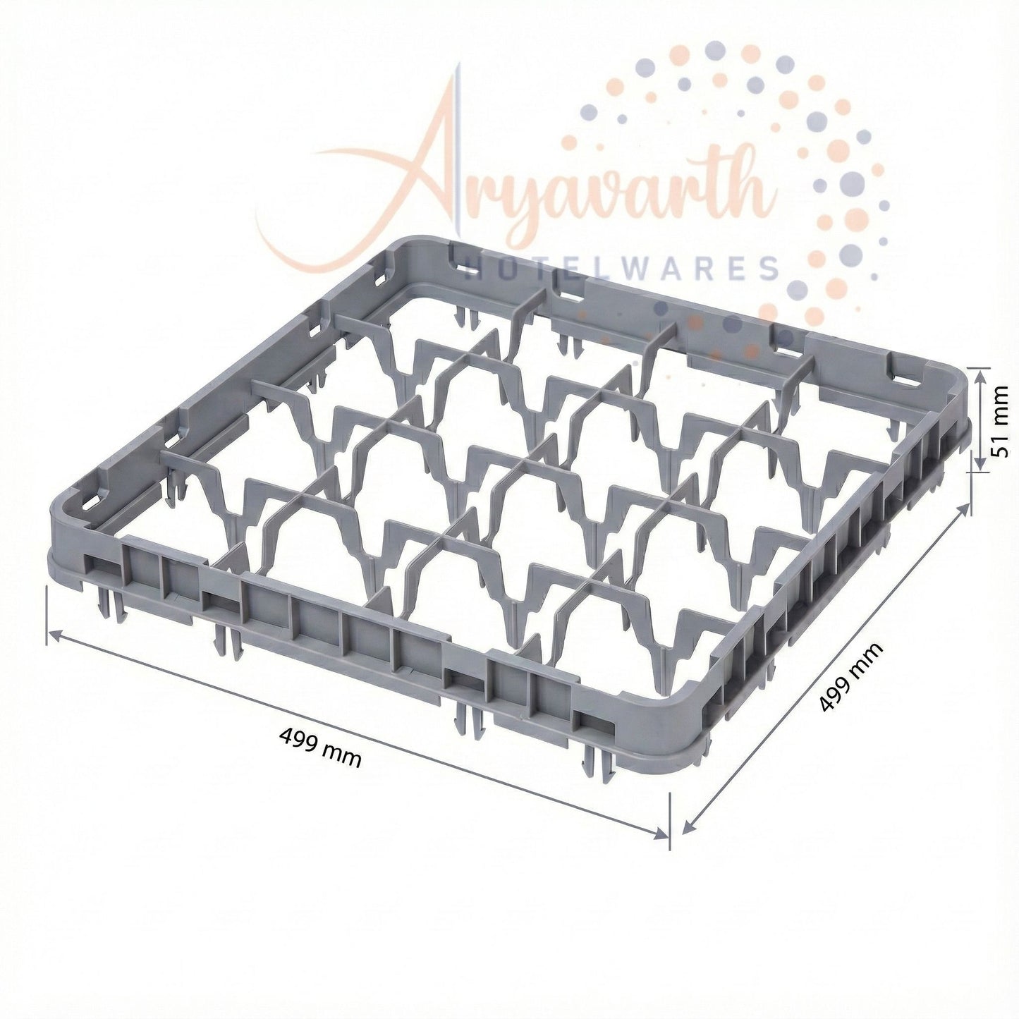DW Glass Washing and Storage  Rack 16 - Compartment