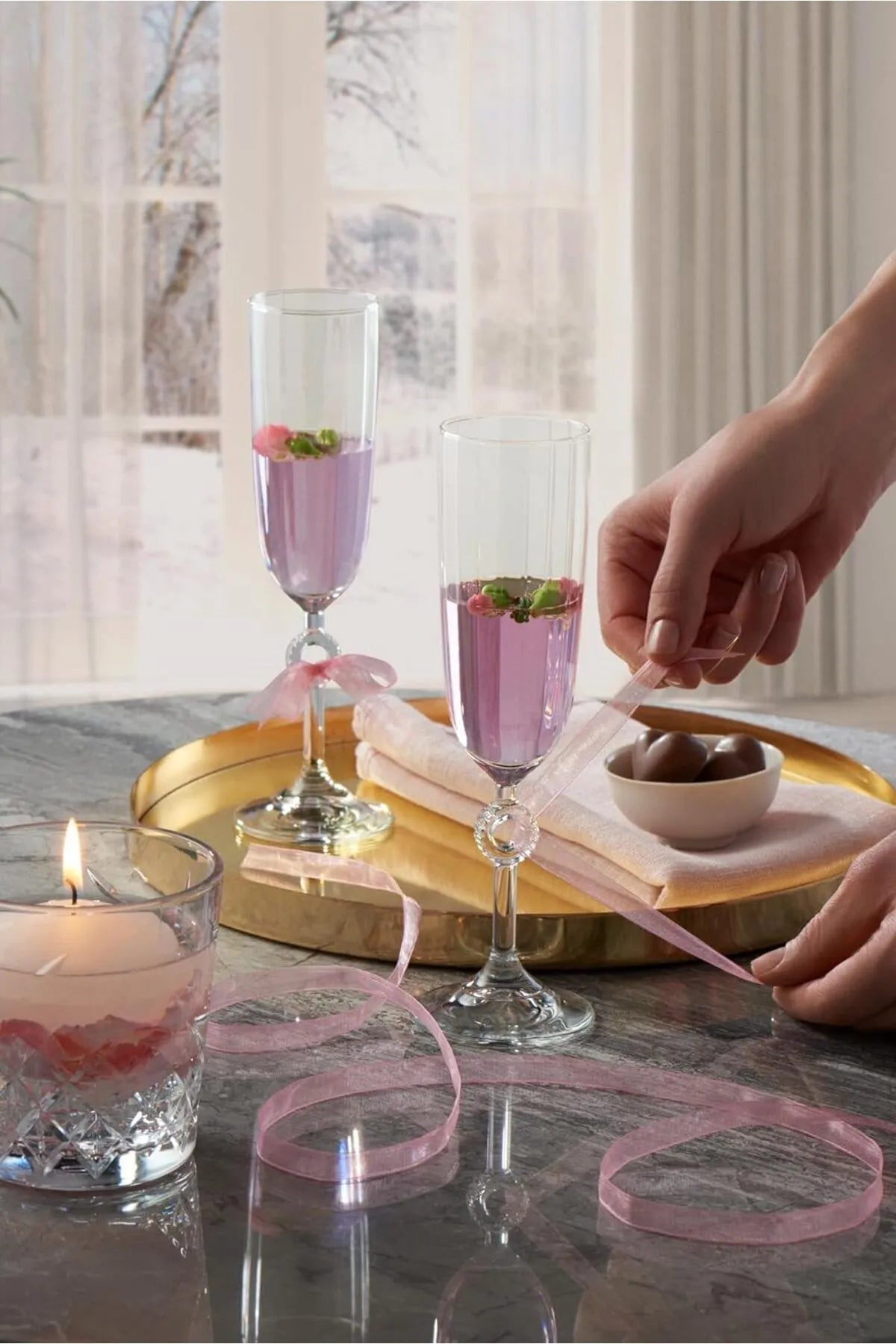 PASABAHCE AMORE Champagne Stemware 150cc