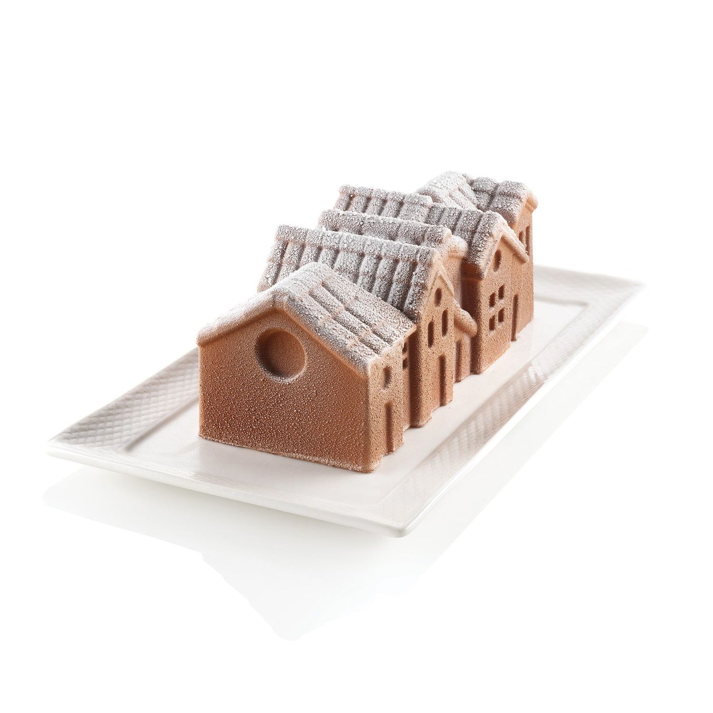 SILIKOMART Cake Mould Silicon Winter Village