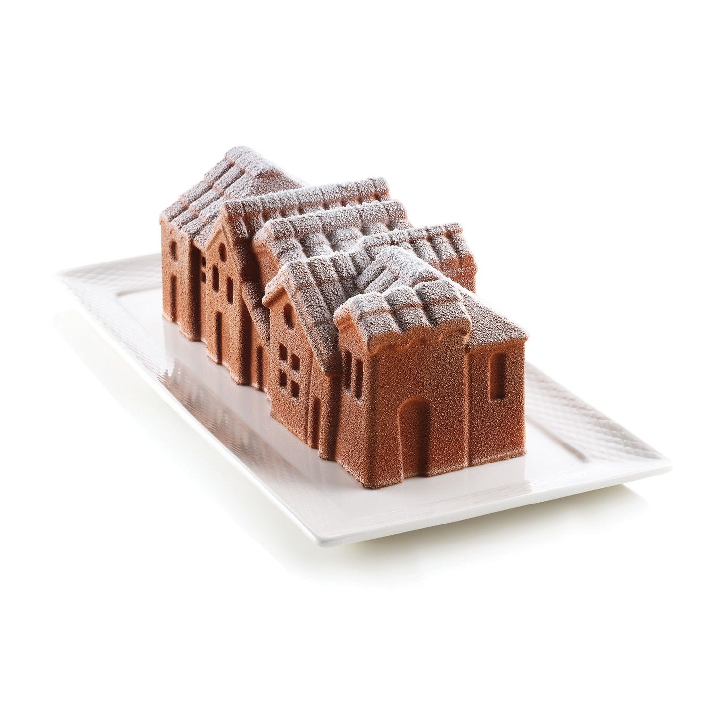 SILIKOMART Cake Mould Silicon Winter Village