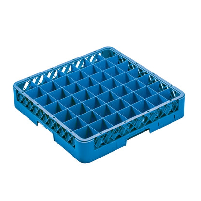 DINER WARES 49-Compartment Glass Rack – 500 × 500 × 100 mm, PP