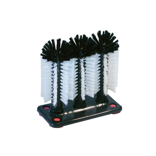 DINER WARES Glass Washer Brush Triple