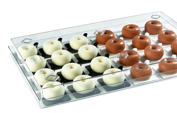 Pavoni PC Tray – 585 × 390 × 85H Professional Polycarbonate Bakery Tray