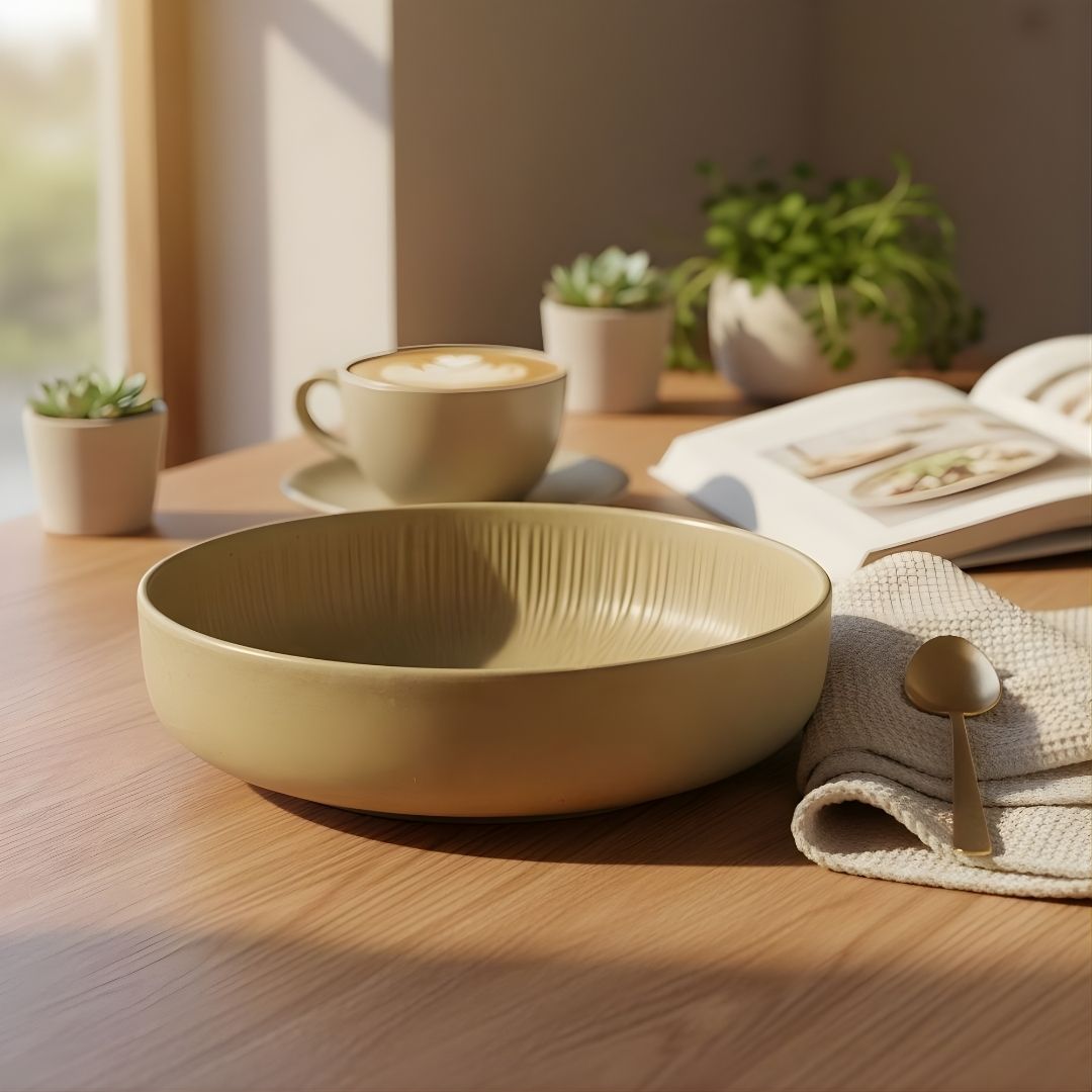 AURA Round Bowl Sage Mist