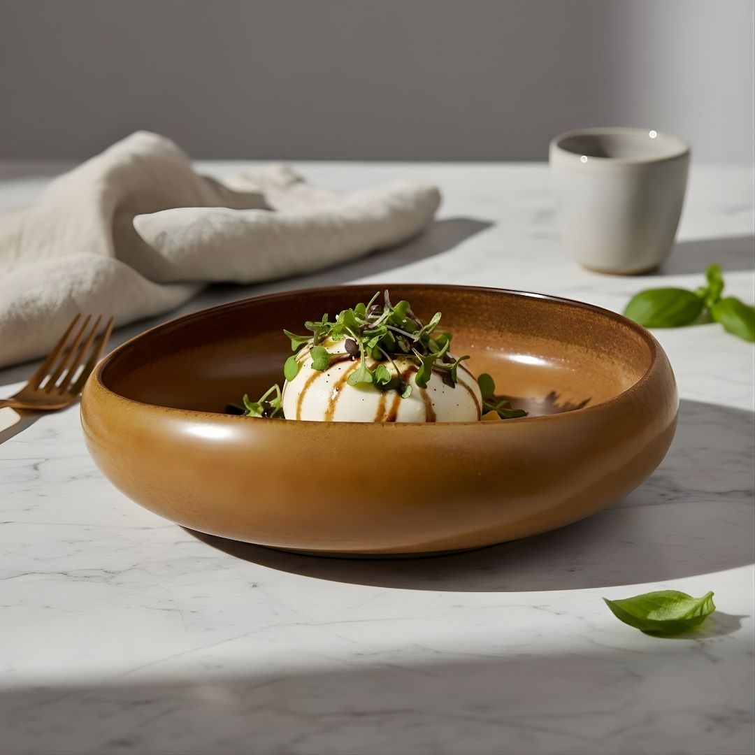 AURA Round Bowl Sablestone