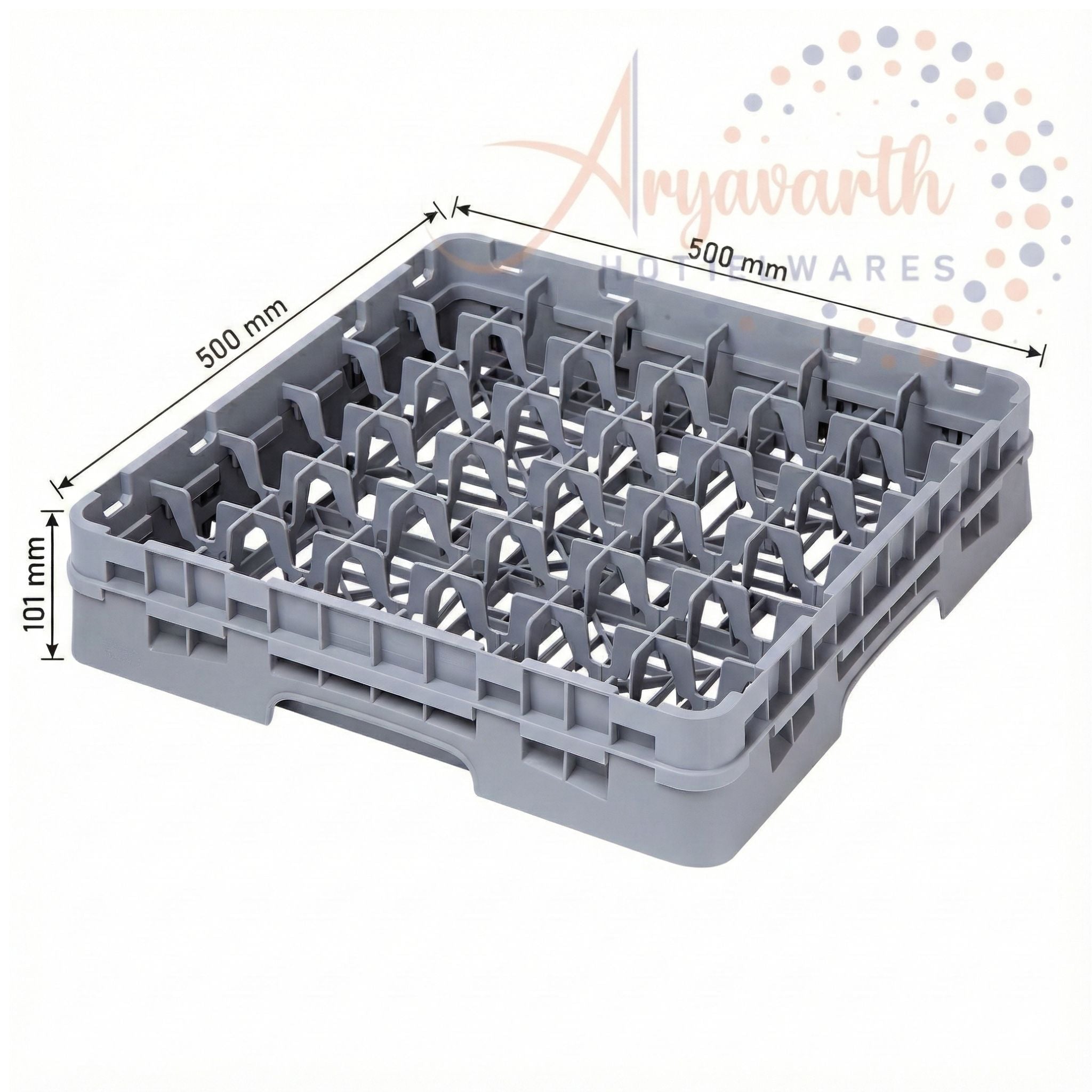 DW Glass Washing and Storage Rack 36 - Compartment – Aryavarth Hotelwares
