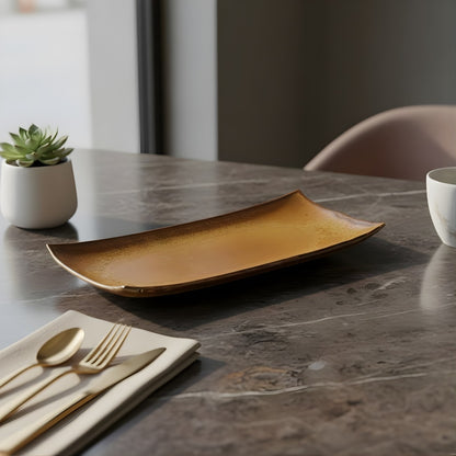 AURA Rectangle Plate Sablestone