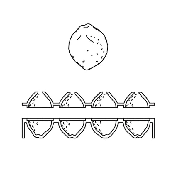 PAVONI 3D Pavoduo 300 x 175mm Citron 8 indents 0AF006S
