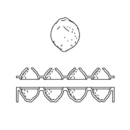 PAVONI 3D Pavoduo 300 x 175mm Citron 8 indents 0AF006S