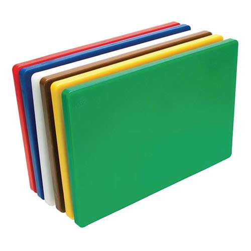 DINER WARES Chopping Board HDPE 18 x 24 x 1" - Red, Blue, Green, Yellow, White, Brown