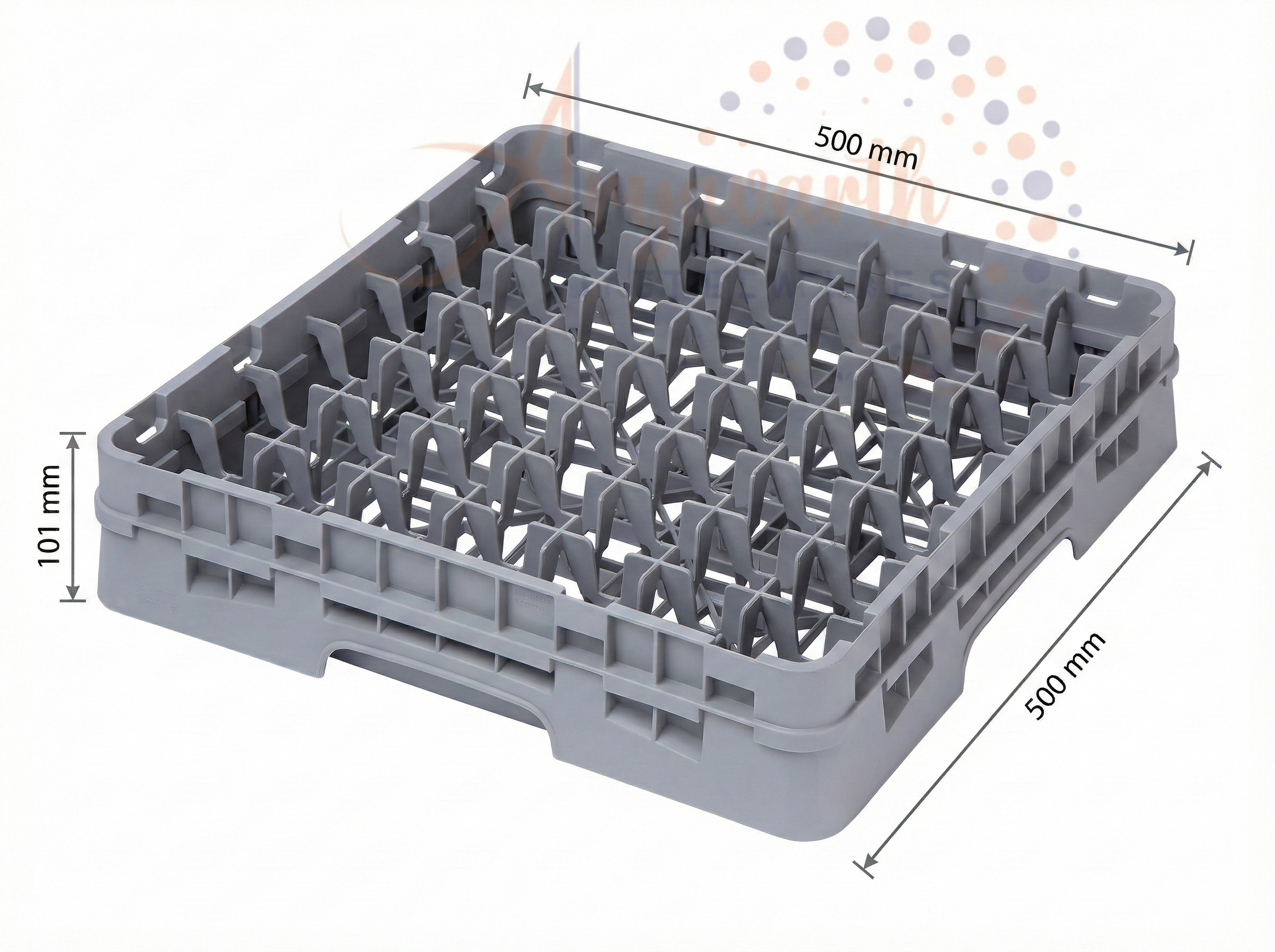 DW Glass Washing and Storage Rack 49 - Compartment – Aryavarth Hotelwares