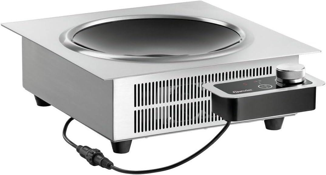 CHEFFO Commercial Induction Wok 3.5 Kw Drop In model